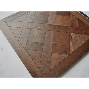 15-20毫米厚白橡木凡尔赛拼花木质拼花工程木地板室内橡木拼花地板
