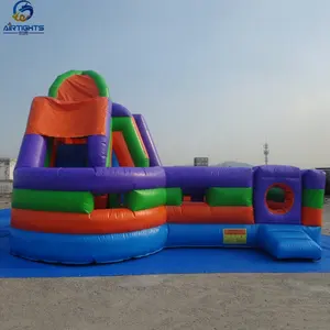 बास्केटबॉल बाधा Suppliers-Airtight High Quality Inflatable Toys Amusement Park Durable Inflatable Bouncy Obstacle for Party Events
