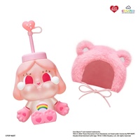 Nouvelle tasse à paille en verre PVC authentique POPMART de la série Care Bear, article cadeau