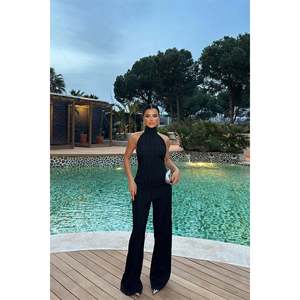 Conjunto de Vestidos de Noche Negros Estrella sin Espalda - Product Image 4