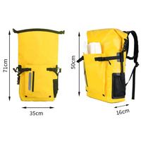 Tas Ransel Anti Air 30L dari Bahan PVC 500D untuk Snorkeling, Berenang, dan Aktivitas Luar Ruangan di Pantai, Cocok untuk Pria
