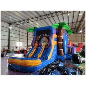 Nuevo y Popular Castillo Inflable Comercial con Palmeras Tropicales, Combinado Húmedo/Seco, <span class=keywords><strong>para</strong></span> <span class=keywords><strong>Alquiler</strong></span> en Fiestas Infantiles - Product Image 6