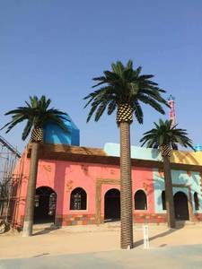 UV lá sợi thủy tinh thân cây ngoài trời lớn tổng hợp nhân tạo dừa cây cọ - Product Image 4