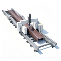 Machine de découpe laser 3D 5 axes robuste pour poutres en H, découpeuse de profilés modulaire robuste pour la fabrication de profilés en H, en I et en acier cornière