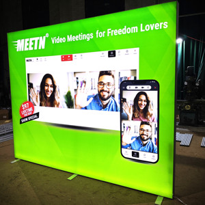 Alta calidad SEG Frameless LED Light Box Display Marco de aluminio Publicidad Stand Cabinas - Product Image 4