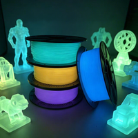 Filament PETG haute résistance qui brille dans le noir, haute transparence, faible odeur, diamètre stable, filament PETG lumineux