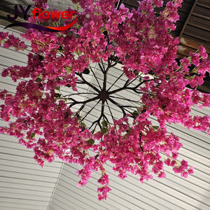 JY hecho a mano blanco caída glicinia loto Artificial decoración flor círculo redondo <span class=keywords><strong>techo</strong></span> Decoración <span class=keywords><strong>Para</strong></span> Boda Hotel techos - Product Image 4