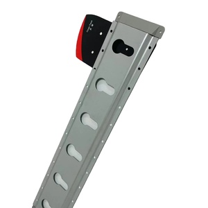 Riel de anclaje tipo Keyhole con orificios de sujeción E Track horizontal para camión y remolque, con zincado - Product Image 1