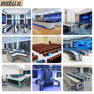 Factory Wholesale Customized Control Monitoring Desk Modern Command Center Office Desk Monitor Console - Product Image 6
