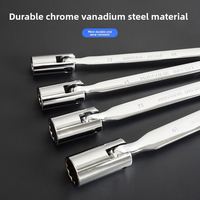 Clé à douille articulée en L de 13 mm à 12 points pour tuyaux