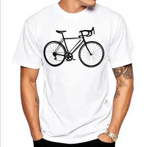 Men's Premium <b>White</b> 100% Cotton T-Shirt Silk Screen Printing Anti-Pilling Breathable Short Sleeve Regular Fit Casual T-Shirt - Product Image 2