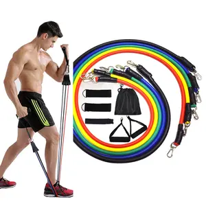 JLT Gym Fitness Equipment Resistance Tube Set Booty Workout Bands Pull Rope Bandas Resistencia Strength Resistance Bands