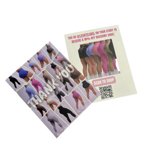 Cartes de remerciement personnalisées imprimées pour l'habillement - Cartes d'emballage personnalisées pour petites entreprises, cartes d'emballage pour cartes de visite - Product Image 2