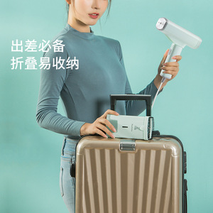 Puravation Handheld Garment <b>Steamer</b> 0.8L Electric Portable Steam Iron With Stand Foldable For Home Use - Product Image 2