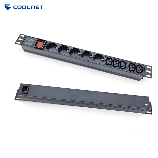 Coolnet Customized Aluminum Alloy Smart Intelligent PDU IEC C13 C19 Power Distribution Unit for Data Center Cabinet