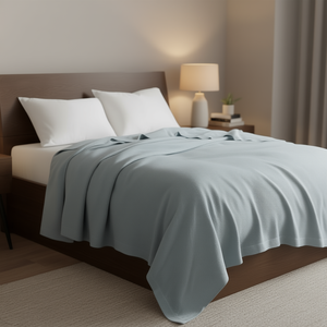 ผ้าห่มเลอ ชรีย์ ผ้าทอเรียบง่าย สไตล์มินิมอล ใช้ได้ทุกฤดู ทรงสี่เหลี่ยมผืนผ้า รุ่น D0100H7F7RJ - Product Image 2