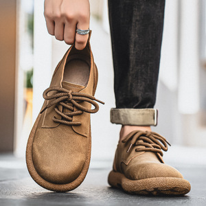 2026 Men's Stylish Comfort Leather Shoes High Quality All-match Low Top Plus Size Men's Shoes - Product Image 3