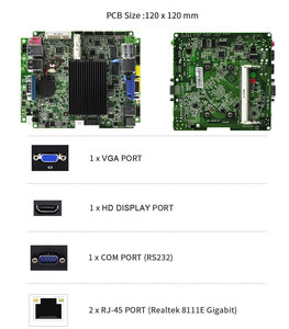 Qotom q190s không quạt kép Lan với Celeron J1900 Quad core 2GB <span class=keywords><strong>4GB</strong></span> 8GB <span class=keywords><strong>RAM</strong></span> 32GB 64GB 128GB 256GB SSD Mini PC - Product Image 6