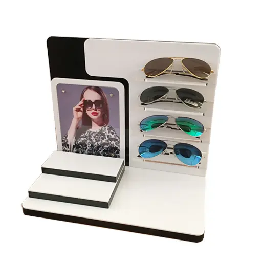Custom Made Counter Top Acrylic Eyewear Display /sunglass Advertising Holder Rack