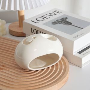 Calentador de Velas Aromáticas, Quemador de Aceites Esenciales, Quemador de Cera, Decoración para el Hogar, Portavelas de Cerámica para Velas de Té - Product Image 3