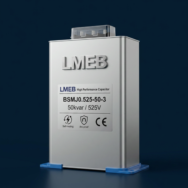 BSMJ0.525-50-3 Self-Healing Low-Voltage Capacitor Reactive Compensation Shunt Power Distribution Equipment