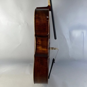 Cello <span class=keywords><strong>haut</strong></span> <span class=keywords><strong>de</strong></span> <span class=keywords><strong>gamme</strong></span> fait main en érable flammé, épicéa et érable massif pour la performance et les examens - Product Image 2
