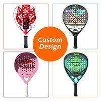 Raquettes de padel professionnelles personnalisées de haute qualité 3K/12K/18K, raquettes de tennis de padel, raquettes de padel personnalisées, vente en gros de raquettes de padel