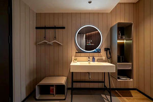 Espejo de TV inteligente Android con retroiluminación LED personalizado para baño TV impermeable con lavabo para baños - Product Image 4