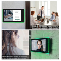 Tableta Android OEM Nueva con Pantalla Táctil LCD de 10.1 Pulgadas, Montaje en Pared, Wi-Fi, Alimentación POE, Barra de Luz LED RK3288, Sistema de Reservas para Sala de Reuniones