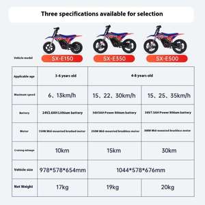 Moto tout-terrain électrique pour enfants RFN Warrior - Moto à batterie au lithium 36V, état neuf, série <span class=keywords><strong>Apollo</strong></span> - Product Image 4