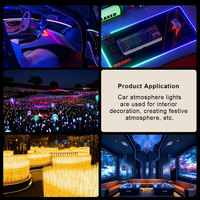 Fibres optiques LED PAAM End Glow Sparkle RGBW à mélange de couleurs, indice de protection IP68, dimmables, certifiées CE RoHS, garantie de 2 ans pour l'éclairage