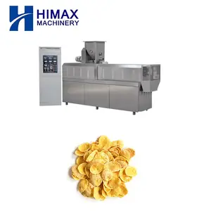 150kg breakfast cereal puffed corn flakes production line full automatic breakfast cereals snack food making machine