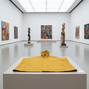 High Quality Men's Embroidered Tribal Mask Jacket Soft Suede-Like Fabric Casual Bomber Jacket for Men's Fashion & Bulk Orders - Product Image 1