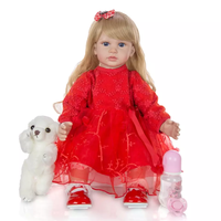 Bébé Reborn poupée bébé 24 pouces 60cm réaliste bébé tissu vinyle Silicone nouveau-né vraies poupées enfants poupées filles