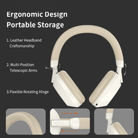 Nouveaux écouteurs Bluetooth 5.4 à marque privée, suppression du bruit, casque de jeu ANC avec micro, haut-parleur, basses puissantes, subwoofer pour jeux et sports