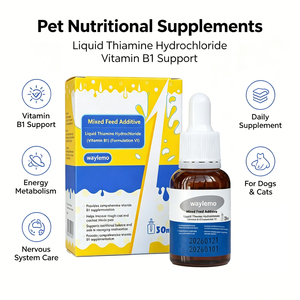 Suplementos de Vitamina B1 Líquida Waylemo para Perros, Vitaminas para <span class=keywords><strong>la</strong></span> Piel y el Pelaje, Cuidado de <span class=keywords><strong>la</strong></span> Salud de las Mascotas, Apoyo para <span class=keywords><strong>la</strong></span> Malnutrición, OEM - Product Image 4