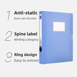 <span class=keywords><strong>Qixin</strong></span> A4 voor PP Office File Box Folder Verdikte Insert Financiële Opslag Gegevensdoos Groothandel - Product Image 4