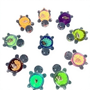 Breloques <span class=keywords><strong>Tortue</strong></span> Lumineuses Colorées à Dos Plat pour Coques de Téléphone DIY, Décoration Micro-Paysage Kawaii pour Aquarium et Terrarium, <span class=keywords><strong>Tortue</strong></span> qui Brille dans le Noir - Product Image 6