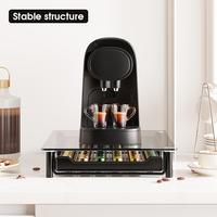 Tiroir de rangement pour capsules de café en verre visible de luxe de qualité supérieure