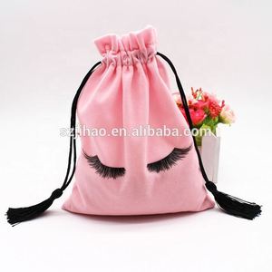 Pochette personnalisable en satin de soie écologique avec cordon de serrage, recyclable, pour rangement de perruques, cils, mèches de cheveux, soins de la peau et cadeaux - Product Image 6
