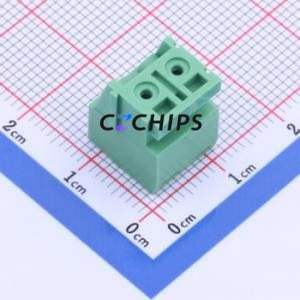 TT0201500000G Screw Terminal Block P=5mm Connector ( Construction: 1x2P )( Pitch: 5mm )( Color: Green )( Total PIN Count: 2P ) - Product Image 2
