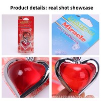 Pengharum Mobil Liontin Aromaterapi Plastik Love Charm dengan Membran Bernapas, Menawarkan Aroma Tahan Lama dan Menghilangkan Bau Tak Sedap