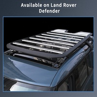 Offre Spéciale – Barre de Toit en Acier Chromé pour Land Rover Defender 2020-2025 – Accessoire Auto Tout-Terrain 4x4 pour Transport de Bagages