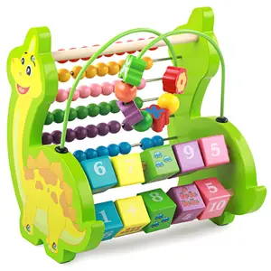 Houten Speelgoed Voor Peuters Kid 'S Hand Kloppen Xylofoon Met Tellen Kralen Kids Vroege Educatief Speelgoed