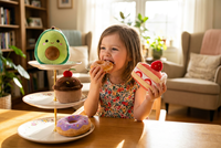Aangepaste fruit smaak aardbei cheesecake pluche speelgoed zoete cake zachte knuffels pluche desserts room speelgoed