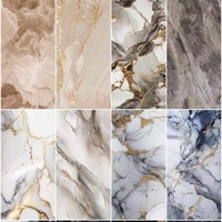 Panneaux muraux décoratifs en PVC UV imitation marbre, imperméables, pour intérieur européen, fabrication directe d'usine, pour hôtels et villas