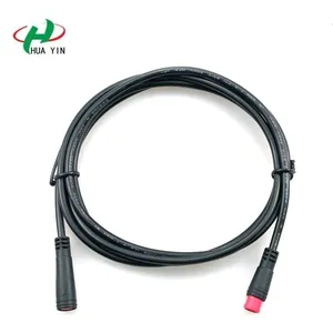 M8 2pin waterproof electrical cable wire connector m8 waterproof connector M8 2 core male and female extension line