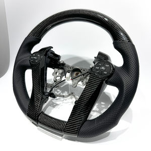 พวงมาลัยกีฬาหนังคาร์บอนไฟเบอร์รุ่น <span class=keywords><strong>Black</strong></span> Warrior <span class=keywords><strong>Edition</strong></span> แบบเจาะรู ขายตรงจากโรงงาน เหมาะสำหรับรถยนต์โตโยต้า พรีอุส - Product Image 1