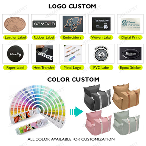 Kau sicheres Leder Hund Autos itz Großer Hund Haustier Sitz Extender Bett Hoch polster Sicherheit Hund Haustier Autos itz - Product Image 6