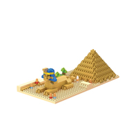 NUEVOS Regalos para Fiestas Infantiles, Mini Bloques de Construcción de Edificios Famosos del Mundo, Juegos de Juguetes, Regalos de Cumpleaños, Kits de Bloques de Construcción Micro Nano